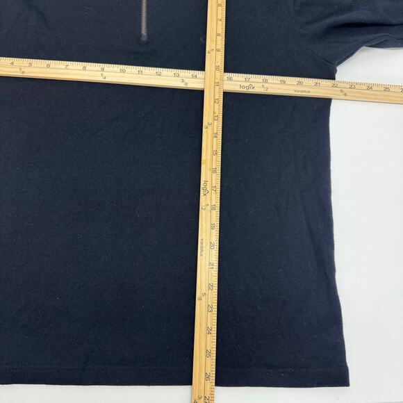 Icebreaker Sport 320 Merino Wool Men's Large Baselayer Quarter Zip Black Comfort - Picture 4 of 9